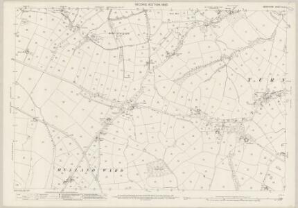 Derbyshire XLIV.2 (includes: Biggin; Hulland Ward; Idridgehay and Alton; Turnditch; Weston Underwood) - 25 Inch Map