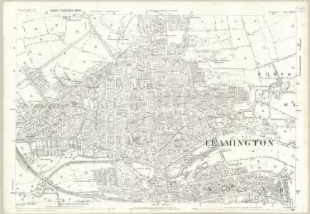 Warwickshire XXXIII.11 (includes: Leamington; Warwick) - 25 Inch Map