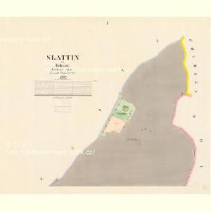 Slattin - c7004-1-001 - Kaiserpflichtexemplar der Landkarten des stabilen Katasters