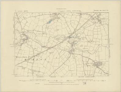 Warwickshire XXXIV.NW - OS Six-Inch Map