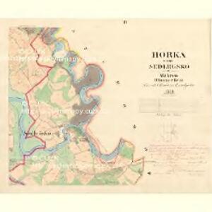 Horka - m0761-1-004 - Kaiserpflichtexemplar der Landkarten des stabilen Katasters