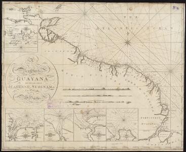 A new chart of Guyana with the colonies of Cayenne, Surinam, & Trinadad