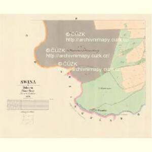 Swina - c7643-1-003 - Kaiserpflichtexemplar der Landkarten des stabilen Katasters