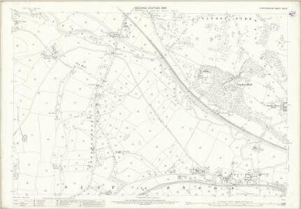 Staffordshire XXX.16 (includes: Marston; Salt And Enson; Sandon) - 25 Inch Map