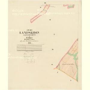 Landskron (Landskroun) - c3796-1-006 - Kaiserpflichtexemplar der Landkarten des stabilen Katasters