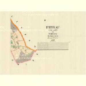 Pitrau (Pitrow) - m2297-1-002 - Kaiserpflichtexemplar der Landkarten des stabilen Katasters