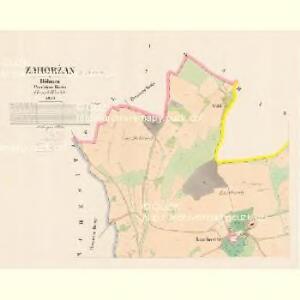 Zahoržan - c9053-1-001 - Kaiserpflichtexemplar der Landkarten des stabilen Katasters