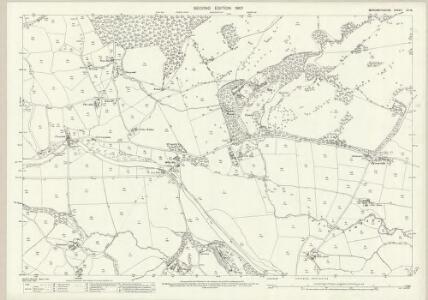 Merionethshire VII.16 (includes: Corwen; Llangar) - 25 Inch Map