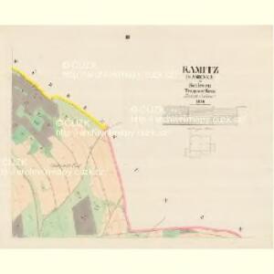 Kamitz (Kamenka) - m1142-1-003 - Kaiserpflichtexemplar der Landkarten des stabilen Katasters