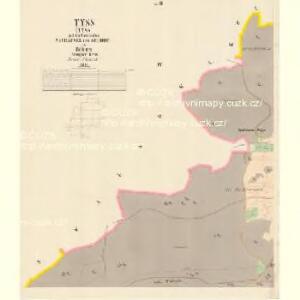 Tyss - c7908-1-004 - Kaiserpflichtexemplar der Landkarten des stabilen Katasters