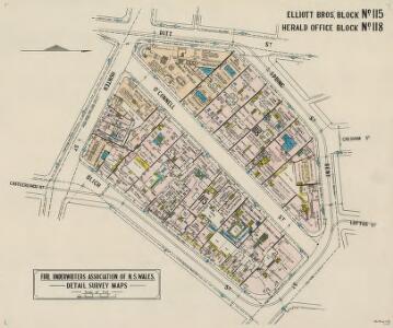 Elliott Bros'. Block No.115; Herald Office Block No.118, 15.9.22 (col)
