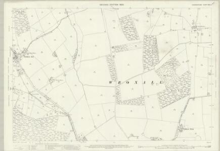Warwickshire XXV.11 (includes: Baddesley Clinton; Balsall; Wroxall) - 25 Inch Map