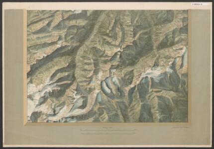 Relief-Karte des Kantons Glarus