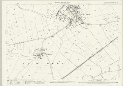 Northamptonshire XI.9 (includes: Bringhurst; Cottingham; Drayton; Great Easton; Middleton; Rockingham) - 25 Inch Map