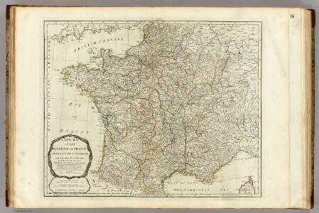 A new map of the Kingdom of France.