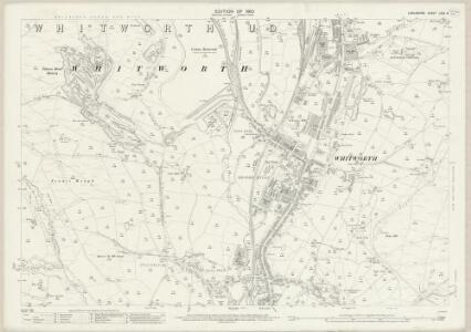 Lancashire LXXX.8 (includes: Whitworth) - 25 Inch Map