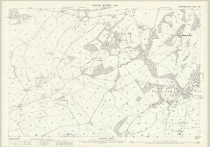 Montgomeryshire X.13 (includes: Llanfechain; Llanfyllin; Meifod) - 25 Inch Map
