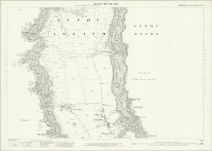 Devon IVA.10 (includes: Lundy Island) - 25 Inch Map