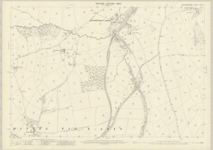 Brecknockshire XXVIII.12 (includes: Llan Gors; Llan Y Wern; Llanfihangel Tal Y Llyn; Llanfilo) - 25 Inch Map