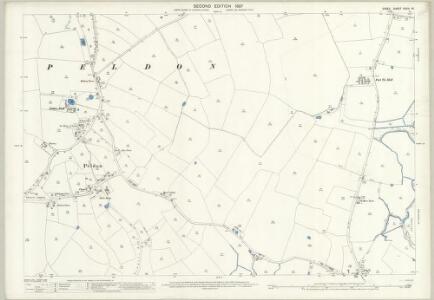 Essex (1st Ed/Rev 1862-96) XXXVI.16 (includes: Peldon; West Mersea) - 25 Inch Map