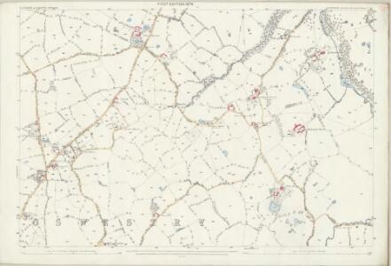 Shropshire V.12 (includes: Ellesmere Rural; St Martins) - 25 Inch Map
