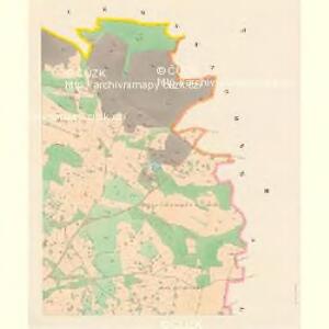 Slatina - c7000-1-002 - Kaiserpflichtexemplar der Landkarten des stabilen Katasters