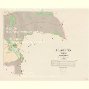 Slawietin - c7019-1-004 - Kaiserpflichtexemplar der Landkarten des stabilen Katasters