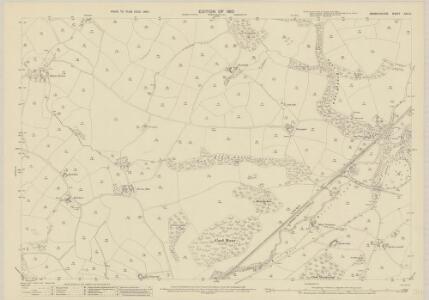 Denbighshire XXVI.6 (includes: Clocaenog; Derwen; Llanelidan) - 25 Inch Map