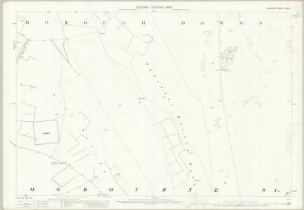 Wiltshire XXII.16 (includes: Ogbourne St Andrew; Preshute) - 25 Inch Map