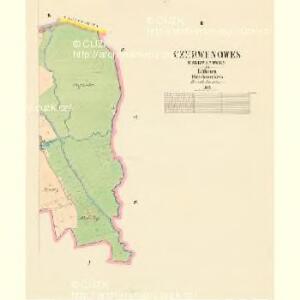 Czerwenowes - c0929-1-002 - Kaiserpflichtexemplar der Landkarten des stabilen Katasters