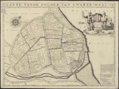Caarte vande polder van Swarte-Waal, 1697