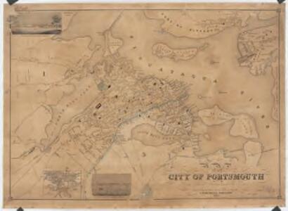 Map of the city of Portsmouth, N.H