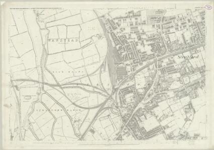 London (First Editions c1850s) XX (includes: Cann Hall; West Ham) - 25 Inch Map