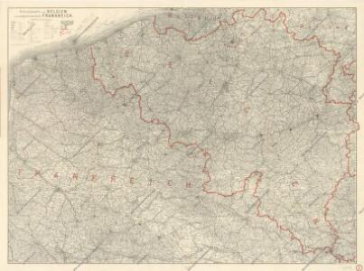 Ravensteins Deutsche Kriegskarten: Belgien und angrenzendes Frankreich von der ...