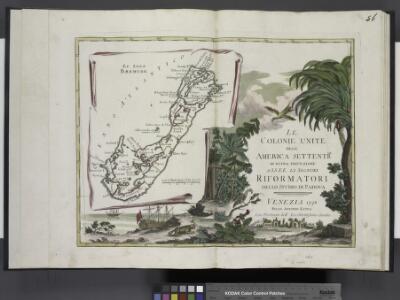 Le colonie unite dell' America settentrle ... [Title page]; Le Isole Bermude.