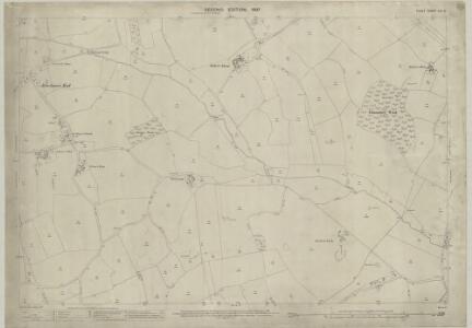 Essex (1st Ed/Rev 1862-96) XVI.10 (includes: Gosfield; Wethersfield) - 25 Inch Map