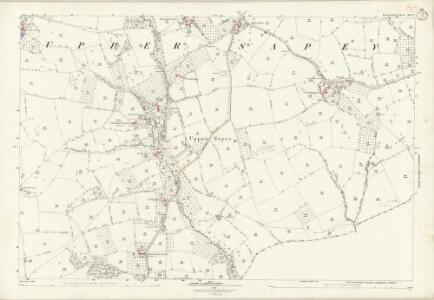 Herefordshire XIV.3 (includes: Clifton Upon Teme; Lower Sapey; Upper Sapey) - 25 Inch Map