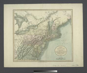 A new map of part of the United States of North America : containing those of New York, Vermont, New Hampshire, Massachusets, Connecticut, Rhode Island, Pennsylvania, New Jersey, Delaware, Maryland and Virginia from the latest authorities / by John Cary,
