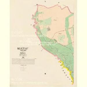 Klenau (Klenow) - c3148-1-001 - Kaiserpflichtexemplar der Landkarten des stabilen Katasters