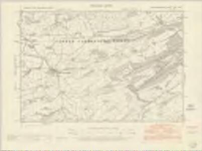 Montgomeryshire XXIII.SW - OS Six-Inch Map
