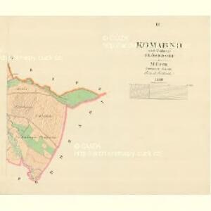 Komarno - m1250-1-002 - Kaiserpflichtexemplar der Landkarten des stabilen Katasters