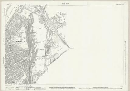 Durham VIII.15 (includes: Sunderland) - 25 Inch Map