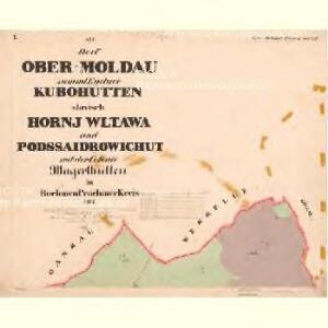 Moldau Ober - c2176-1-001 - Kaiserpflichtexemplar der Landkarten des stabilen Katasters