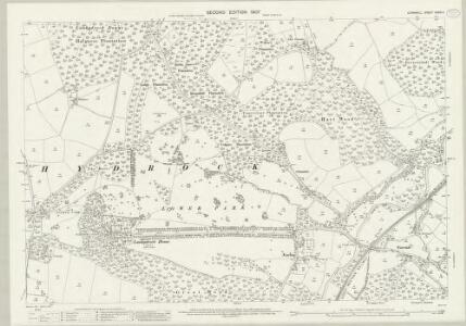 Cornwall XXXIV.11 (includes: Cardinham; Lanhydrock; St Winnow) - 25 Inch Map