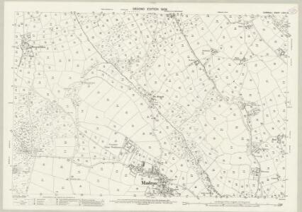 Cornwall LXVIII.13 (includes: Madron; Penzance) - 25 Inch Map