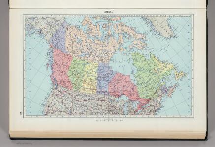 187.  Canada, Political.  The World Atlas.