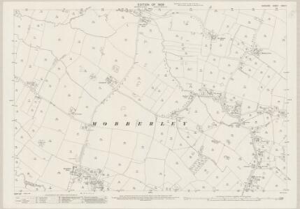 Cheshire XXVII.7 (includes: Mobberley) - 25 Inch Map