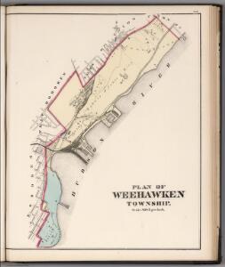 Plan of Weehawken Township.