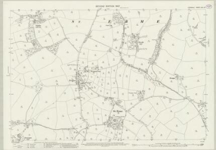 Cornwall XLIX.13 (includes: Ladock; St Erme) - 25 Inch Map
