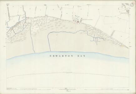 Suffolk LXXXIX.6 (includes: Erwarton; Ramsey; Shotley) - 25 Inch Map
